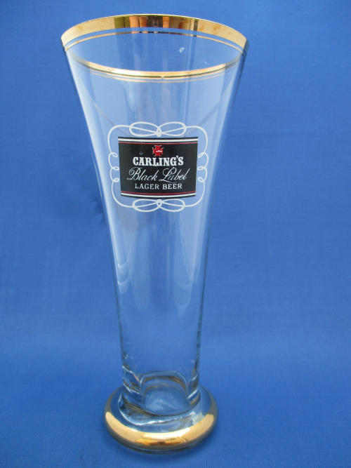 Carling's Black Label Beer Glass