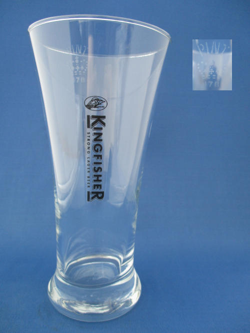 Kingfisher Beer Glass 002741B157
