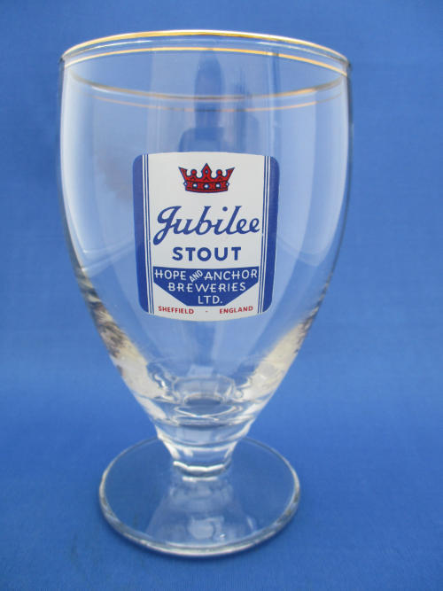 Jubilee Stout Beer Glass 002743B157