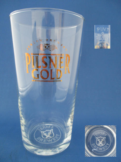 Pilsner Gold Beer Glass 002753B157