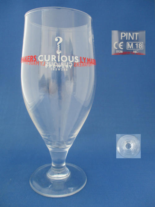 Curious Beer Glass 002757B157