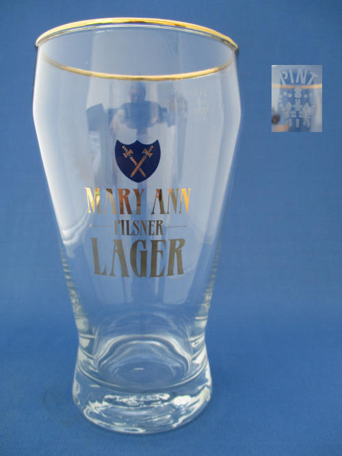 Mary Ann Pilsner Lager Glass 002762B158