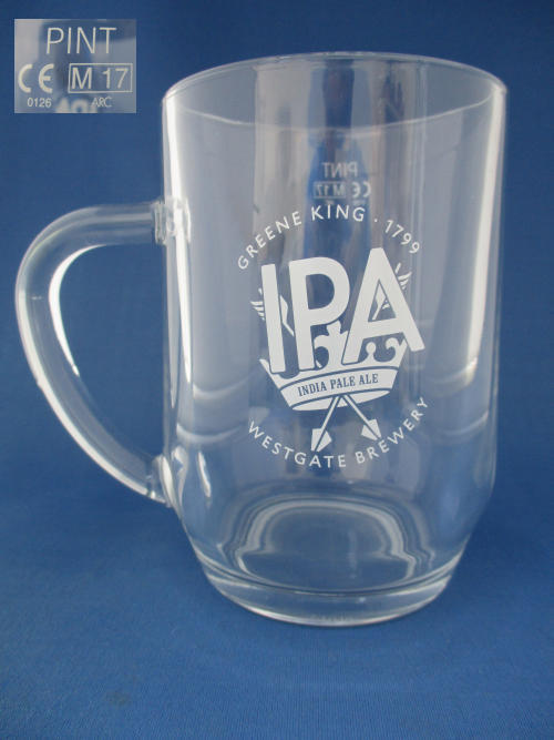 Greene King IPA Beer Glass 002783B159