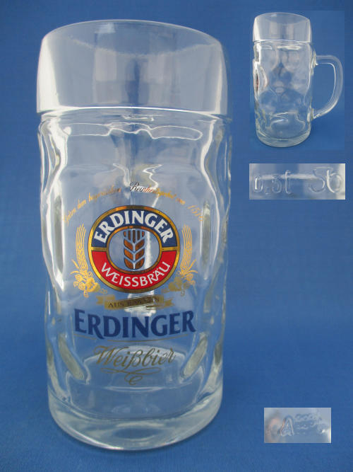 Erdinger Beer Glass 002795B160