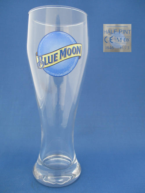 Blue Moon Beer Glass 002798B160