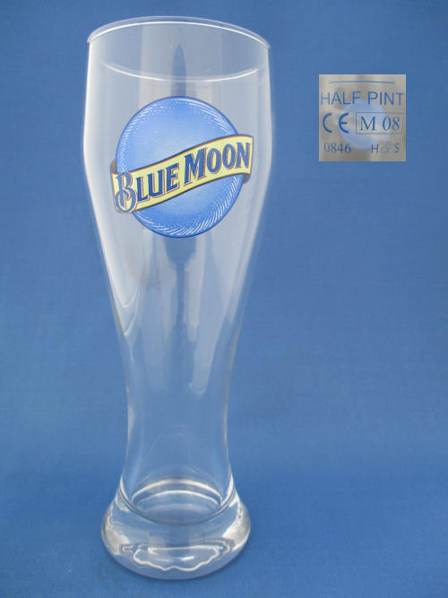 Blue Moon Beer Glass