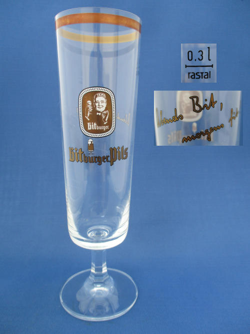 Bitburger Beer Glass 002800B159