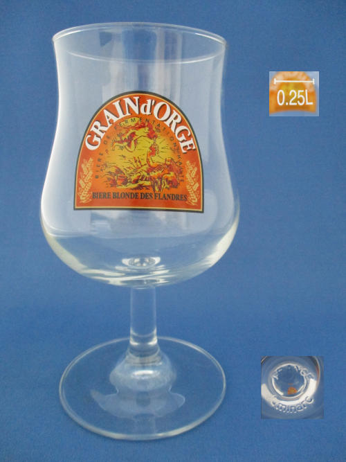 Brasserie Grain d'Orge Belzebuth Beer Glass