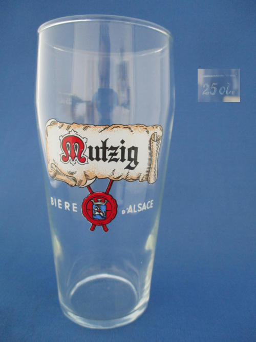 Mutzig Beer Glass