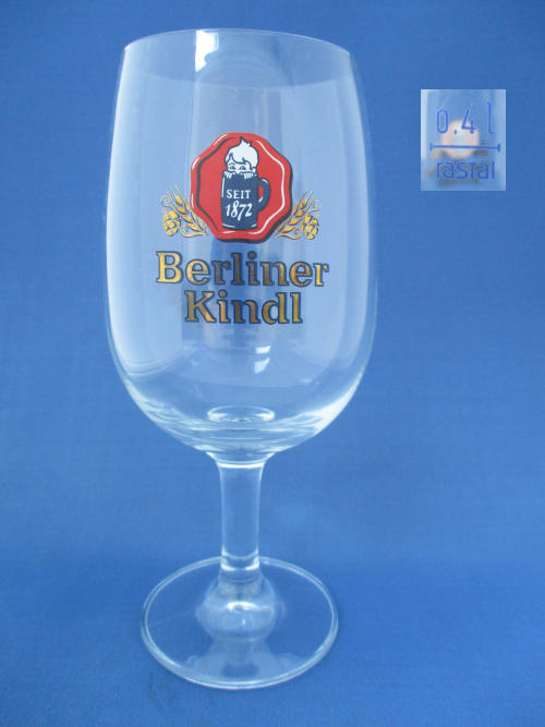 Berliner Kindl Beer Glass