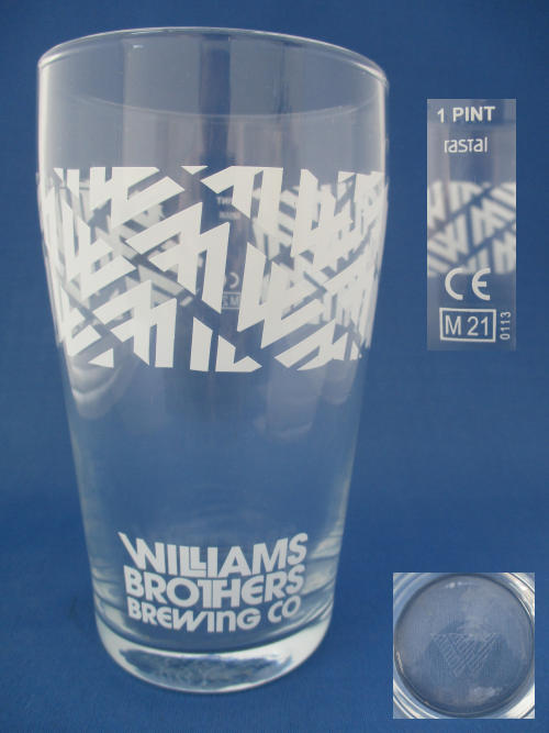 Williams Brothers Beer Glass