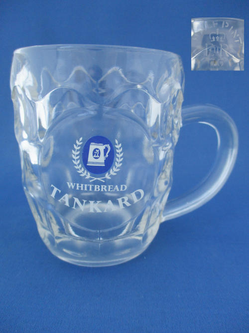 Whitbread Tankard Beer Glass