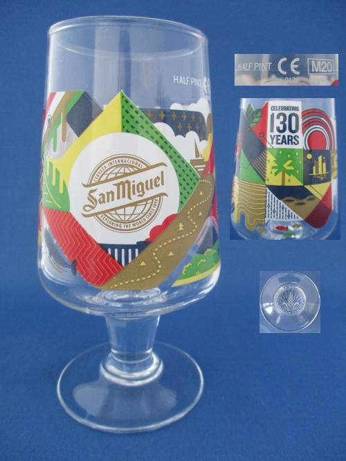 San Miguel Beer Glass