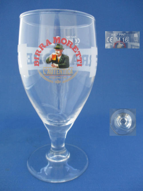 Birra Moretti Glass