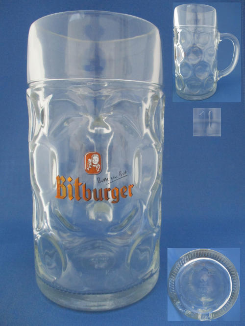 Bitburger Beer Glass