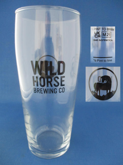 Wild Horse Beer Glass