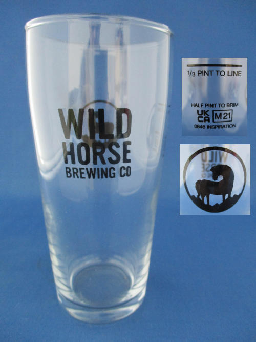 Wild Horse Beer Glass