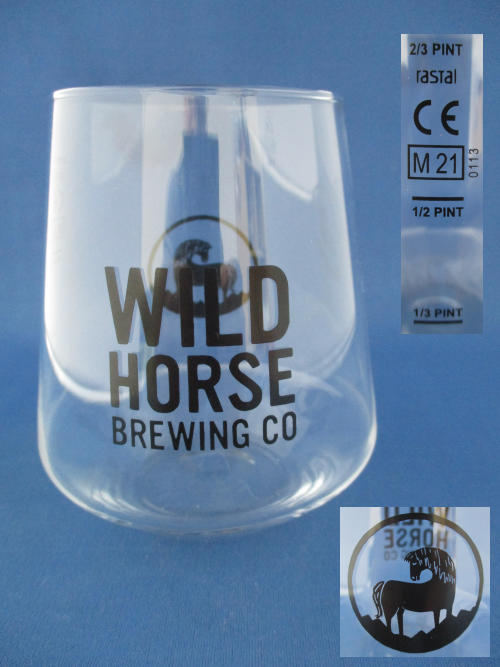 Wild Horse Beer Glass