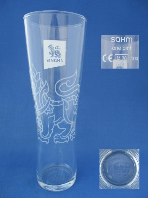 Singha Beer Glass