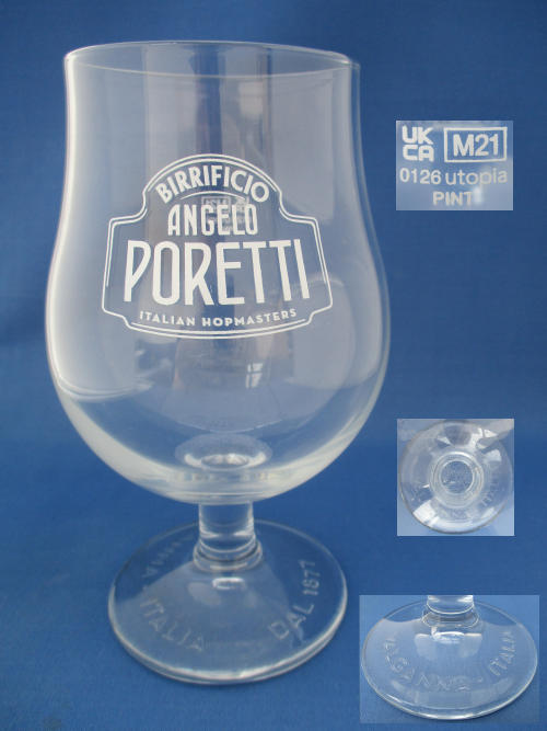 Angelo Poretti Beer Glass