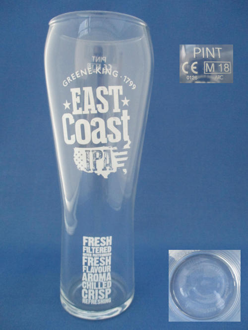 Greene King East Coast IPA Glass