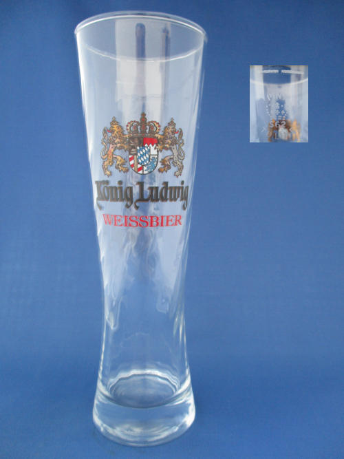 Kaltenberg Konig Ludwig Weissbier Beer Glass