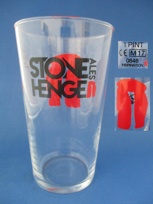Stonehenge Ales Beer Glass