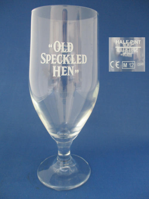 Old Speckled Hen Beer Glass