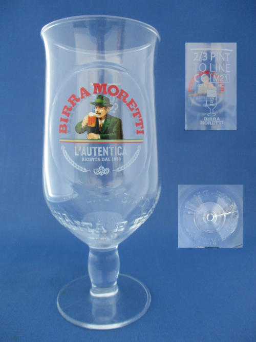 Birra Morett Beer Glass