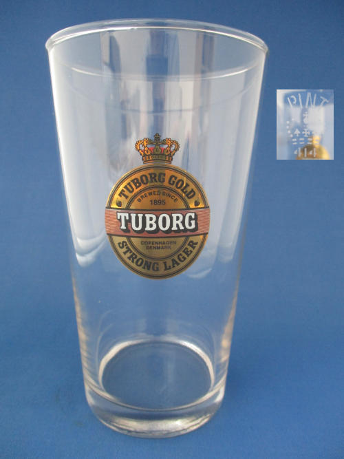 Tuborg Gold Beer Glass