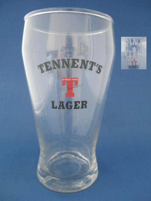 Tennents Beer Glass