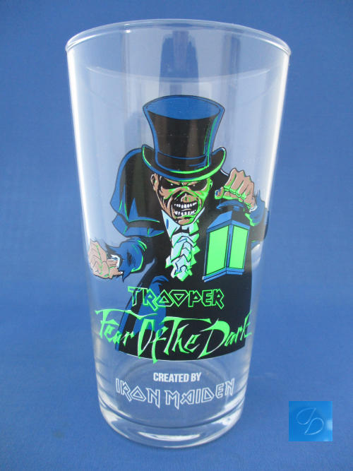 Robinsons Trooper Fear of the Dark Beer Glass