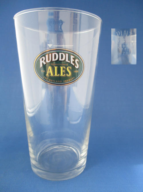 Ruddles Beer Glass