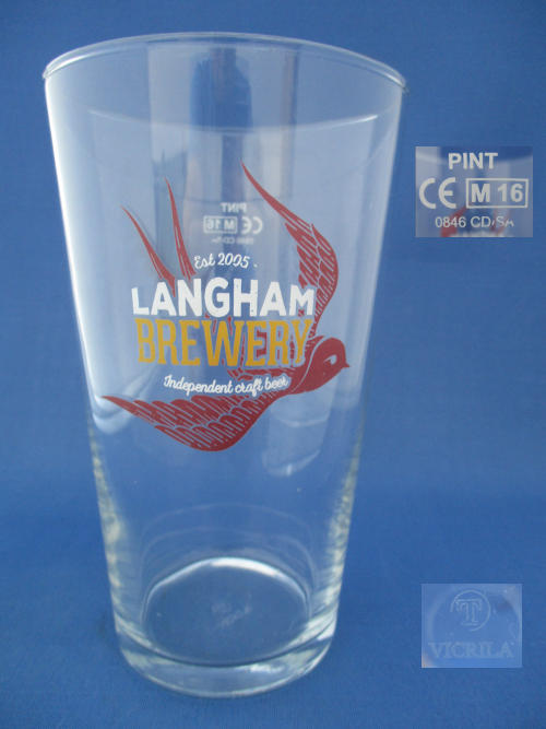 Langham Brewery Beer Glass