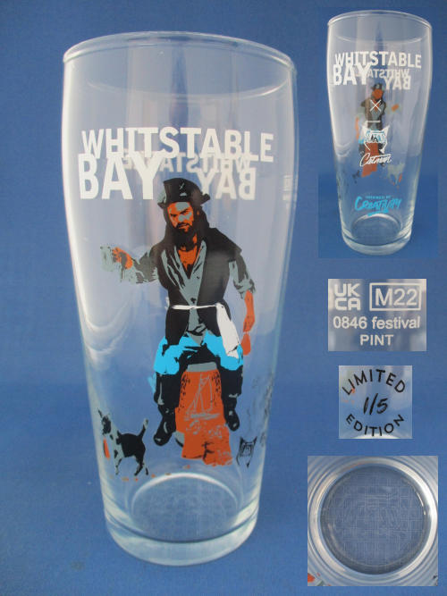 Whitstable Bay Beer Catman Glass