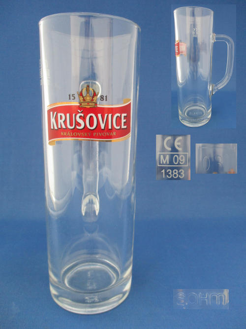 Krusovice Beer Glass