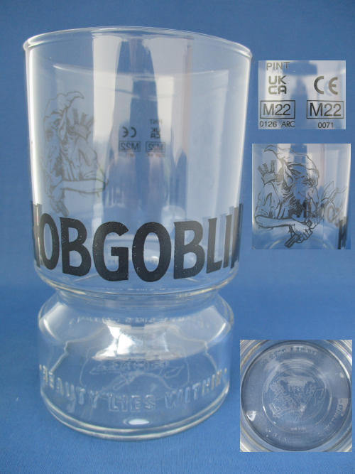 Hobgoblin Beer Glass