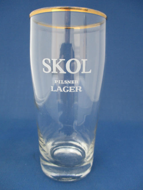 SKOL Beer Glass