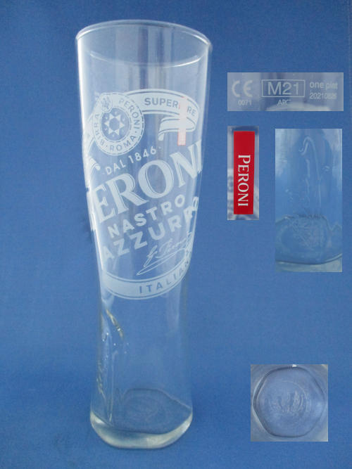 Peroni Beer Glass