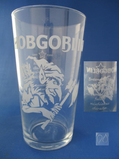 Hobgoblin Beer Glass