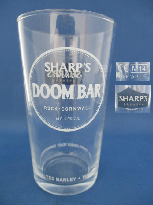 Doom Bar Beer Glass