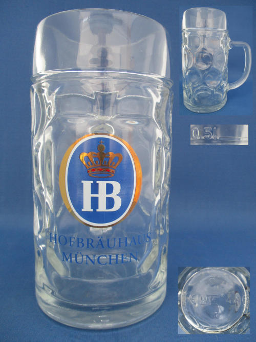 Hofbrauhaus Beer Glass