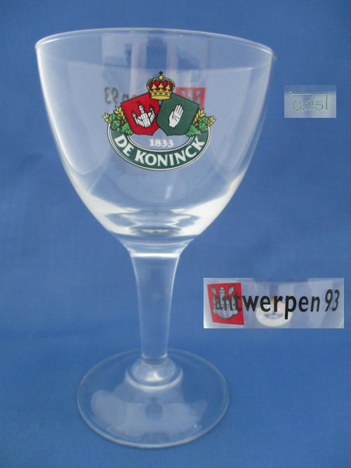 De Koninck Beer Glass