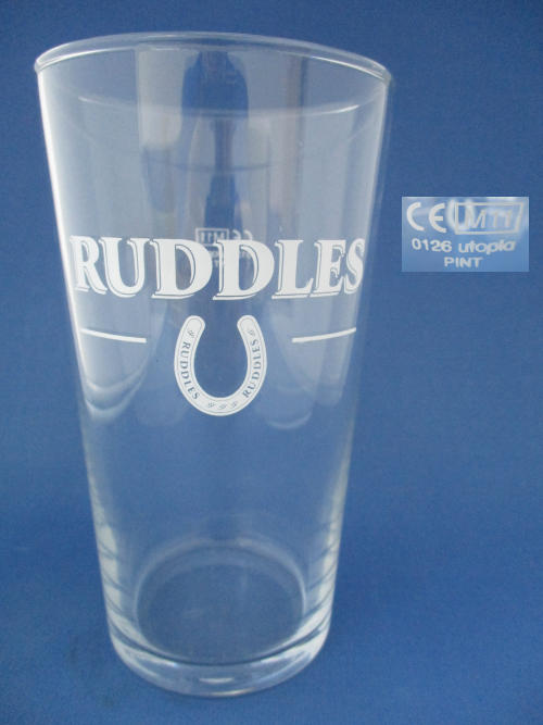 Ruddles Beer Glass