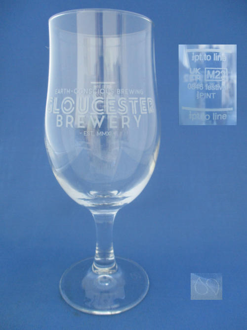 Gloucester Brewery Beer Glass