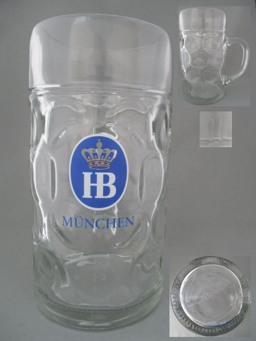 Hofbrauhaus Beer Glass