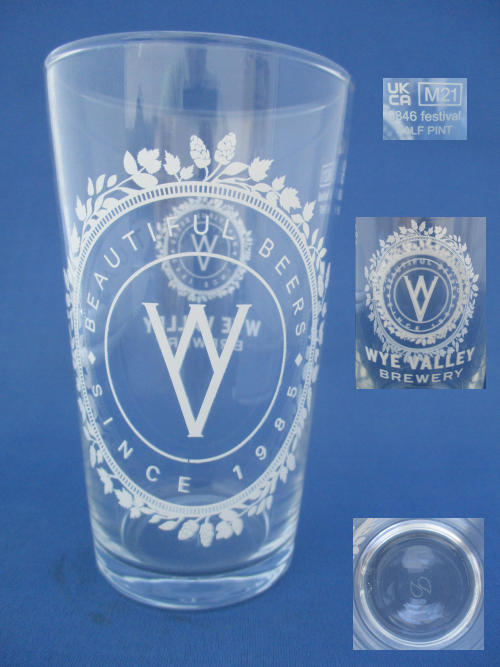 Wye Valley Brewery Glass