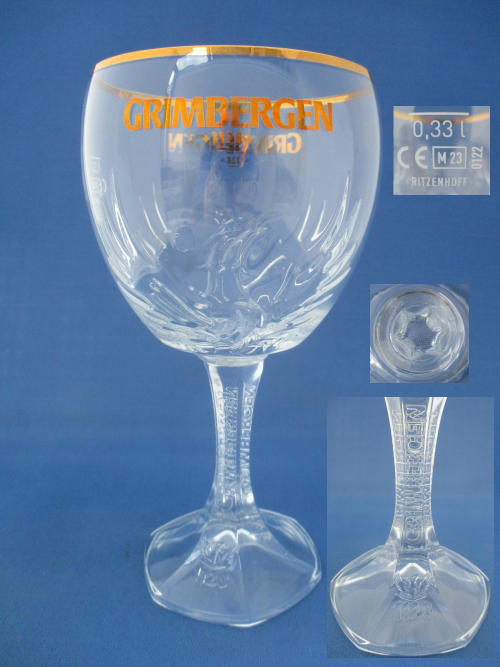 Grimbergen Beer Glass