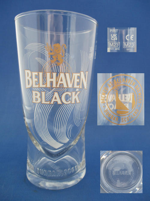 Belhaven Black Beer Glass