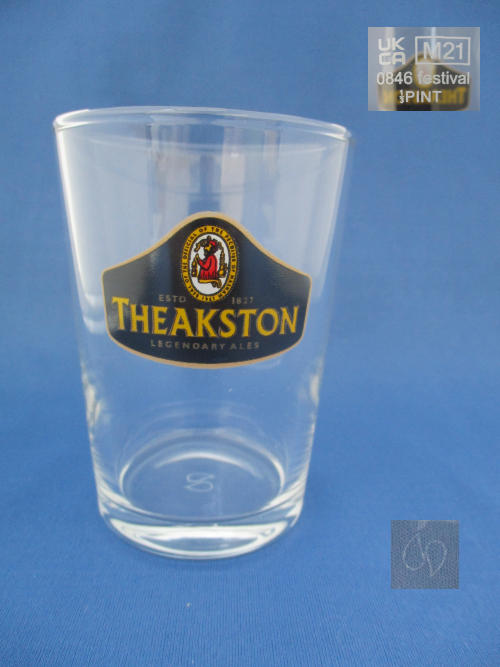 Theakston Beer Glass